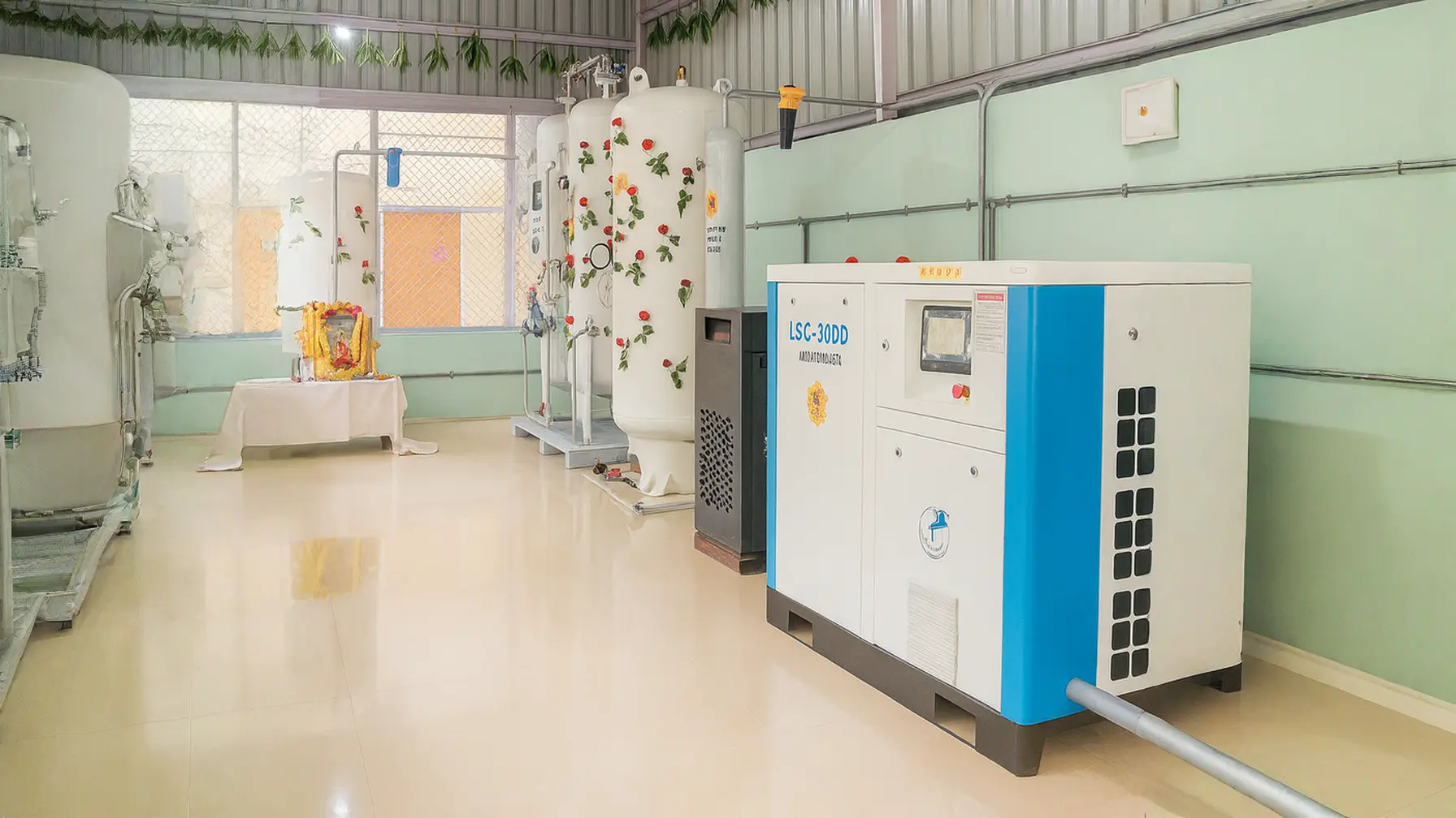 HİNDİSTAN DEVLET HASTANESİ’NDEN MAKSİMUM MAKİNA OKSİJEN JENERATÖRÜ İÇİN GÜL YAPRAKLI TEŞEKKÜR!