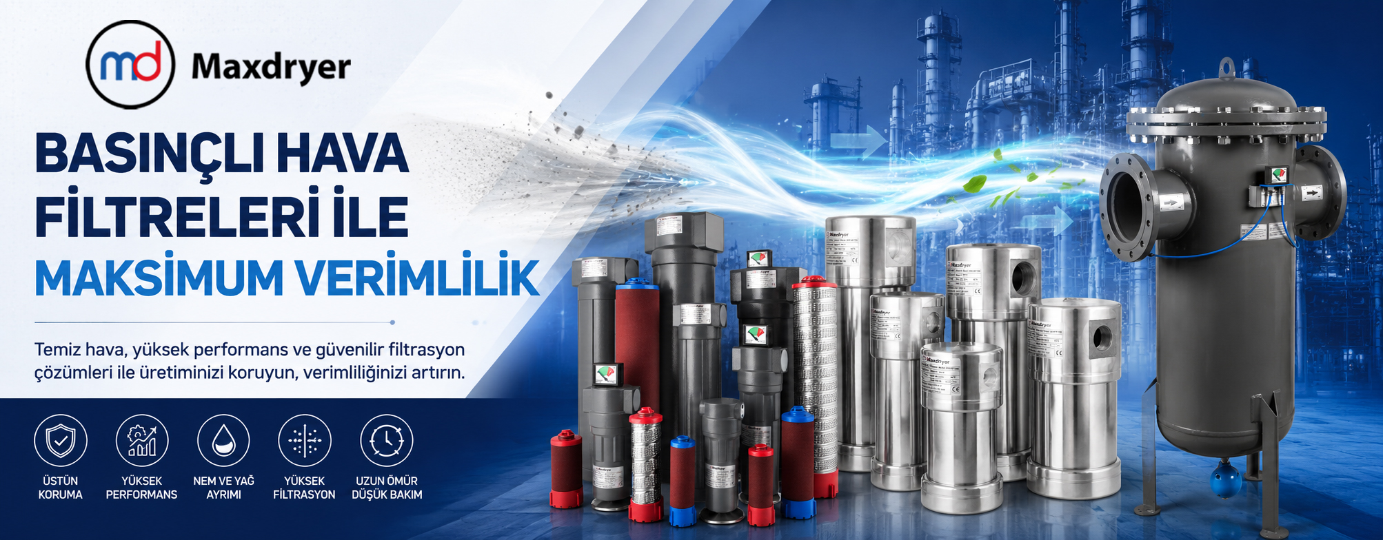 Basınçlı Hava Filtresi Neden Önemlidir?